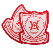 Custom High Quality School Logo Uniform Woven Badge